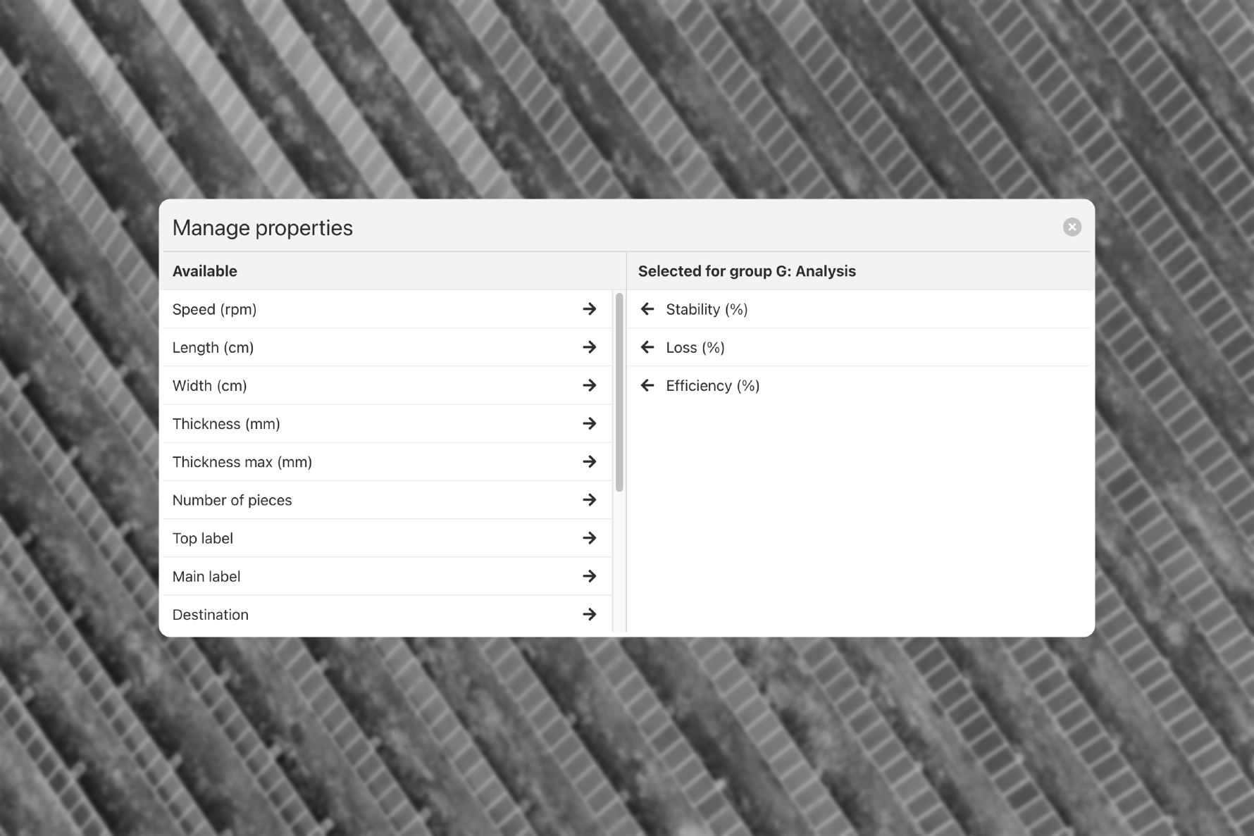 An example configuration