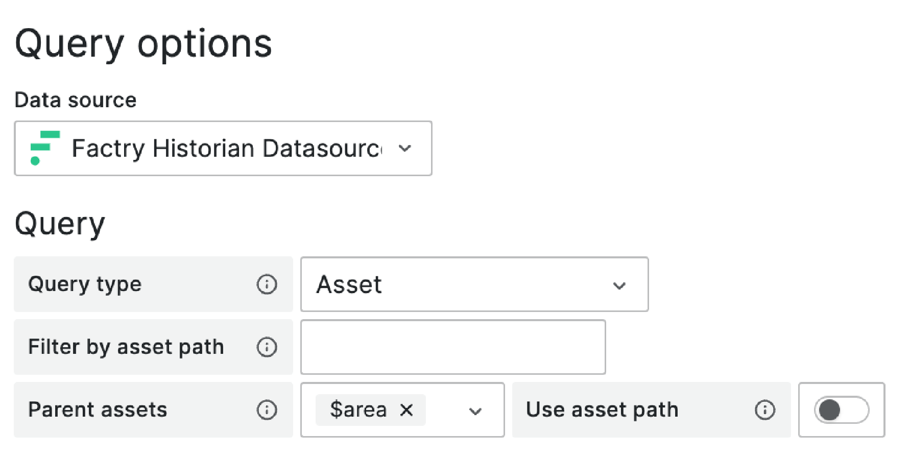 Asset type variable 1